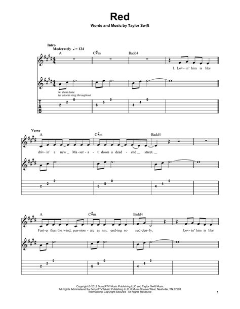 red chords